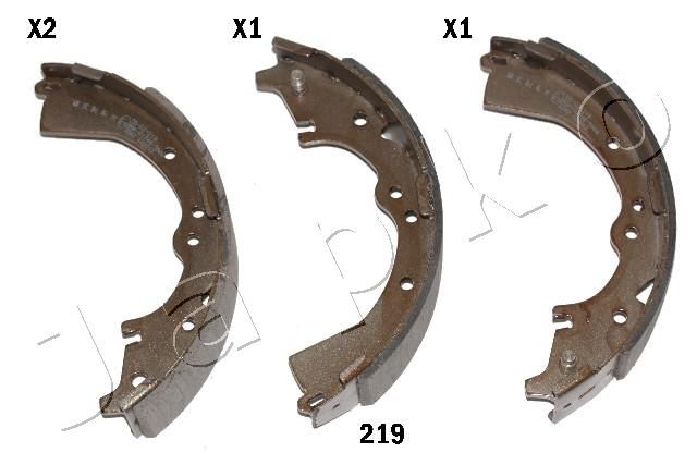 JAPKO 55219 Brake Shoe Set