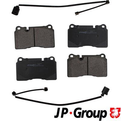 Brake Pad Set, disc brake JP GROUP 1163606810