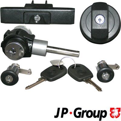 Lock Set, locking system JP GROUP 1187501410