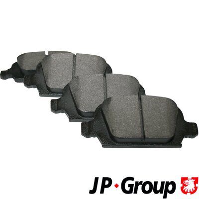 JP GROUP 1263700510 Brake Pad Set, disc brake