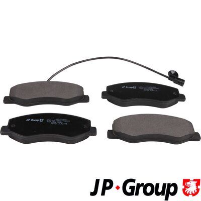 JP GROUP 1263701910 Brake Pad Set, disc brake