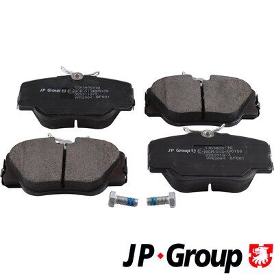 Brake Pad Set, disc brake JP GROUP 1363600110