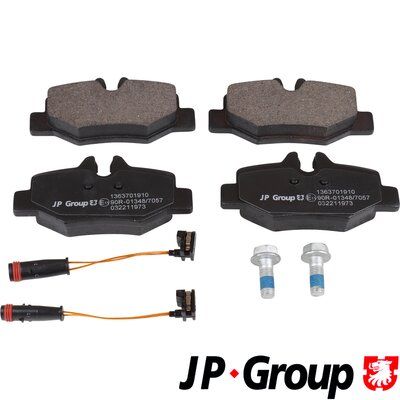 Brake Pad Set, disc brake JP GROUP 1363701910