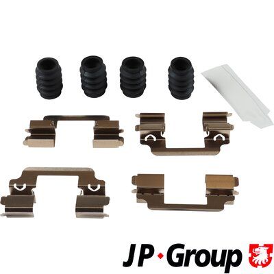 Accessory Kit, disc brake pad JP GROUP 1464003510