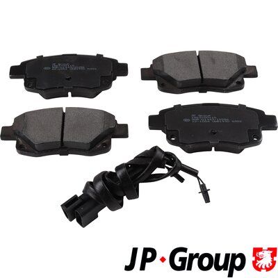 Brake Pad Set, disc brake JP GROUP 1563700110
