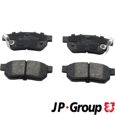 Brake Pad Set, disc brake JP GROUP 3463701110