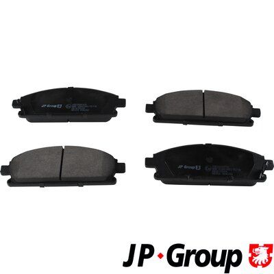 Brake Pad Set, disc brake JP GROUP 4063604310