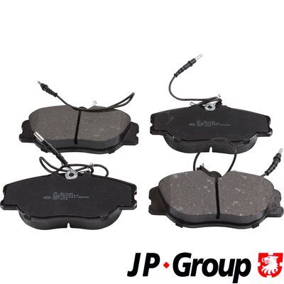 Brake Pad Set, disc brake JP GROUP 4163603310