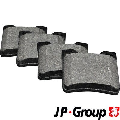 Brake Pad Set, disc brake JP GROUP 4163701410