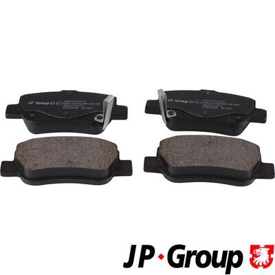 Brake Pad Set, disc brake JP GROUP 4863701010