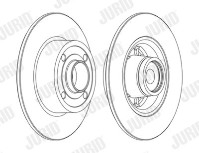 Brake Disc JURID 562376J-1