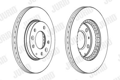 Brake Disc JURID 562446JC