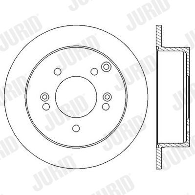 Brake Disc JURID 562552JC