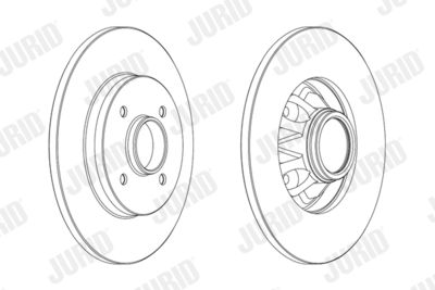 Brake Disc JURID 562937JC-1