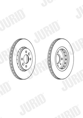 JURID 562959JC Brake Disc