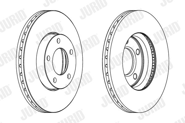 JURID 563028JC Brake Disc