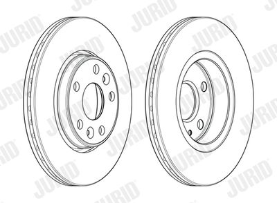 Brake Disc JURID 563080JC