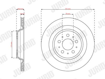 Brake Disc JURID 563659JC-1