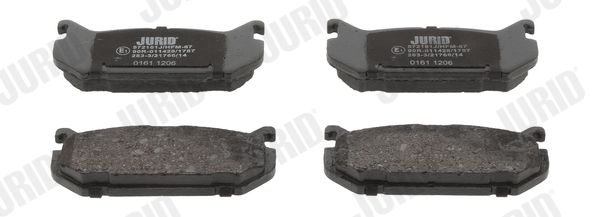 JURID 572161J Brake Pad Set, disc brake