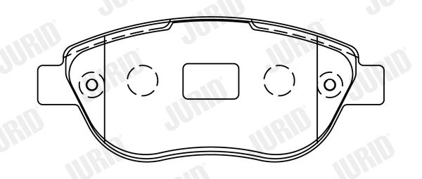 JURID 573031J Brake Pad Set, disc brake