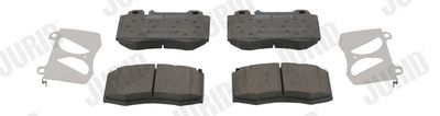 Brake Pad Set, disc brake JURID 573092JC