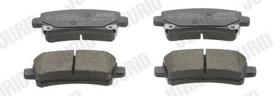 Brake Pad Set, disc brake JURID 573313JC