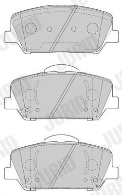 Brake Pad Set, disc brake JURID 573447J