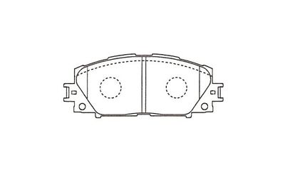 Brake Pad Set, disc brake Kavo Parts KBP-9140