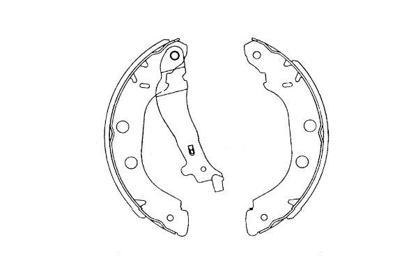 Kavo Parts KBS-7419 Brake Shoe Set