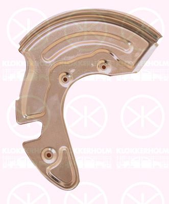 Splash Guard, brake disc KLOKKERHOLM 0018377