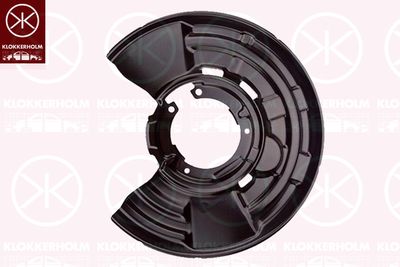 Splash Guard, brake disc KLOKKERHOLM 0085876