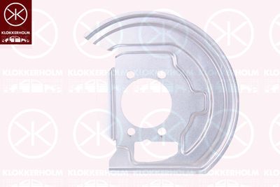 Splash Guard, brake disc KLOKKERHOLM 1617378