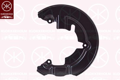 Splash Guard, brake disc KLOKKERHOLM 2536378