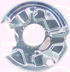 Splash Guard, brake disc KLOKKERHOLM 3526877