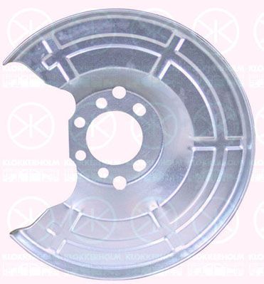 Splash Guard, brake disc KLOKKERHOLM 5062879