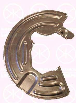 Splash Guard, brake disc KLOKKERHOLM 6037377