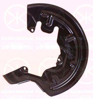 Splash Guard, brake disc KLOKKERHOLM 6041377