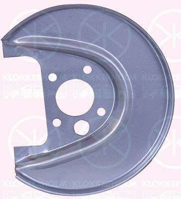 Splash Guard, brake disc KLOKKERHOLM 9523877