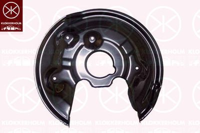 Splash Guard, brake disc KLOKKERHOLM 9547876