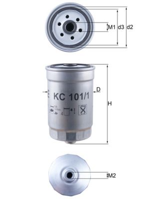 Fuel Filter KNECHT KC 101/1