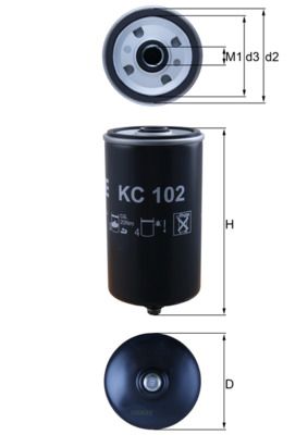 Fuel Filter KNECHT KC 102