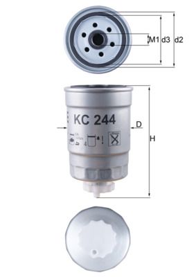 Fuel Filter KNECHT KC 244