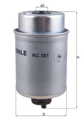 Fuel Filter KNECHT KC 381
