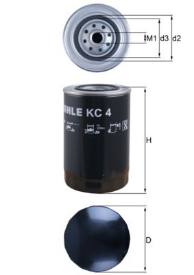 Fuel Filter KNECHT KC 4