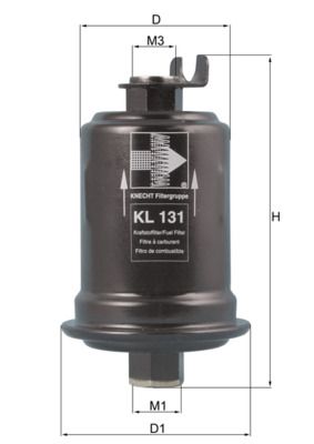 Fuel Filter KNECHT KL 131