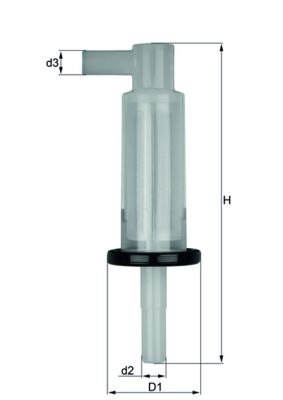 KNECHT KL 33 OF Fuel Filter