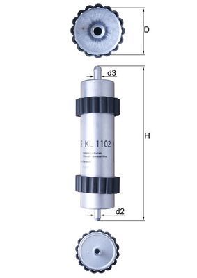 Fuel Filter KNECHT KL 1102