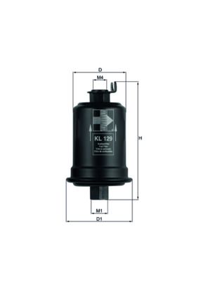 KNECHT KL 129 Fuel Filter