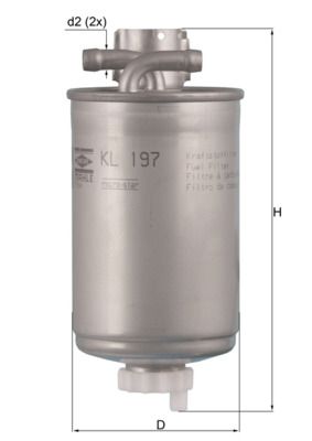 Fuel Filter KNECHT KL 197