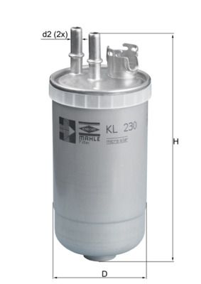 KNECHT KL 230 Fuel Filter